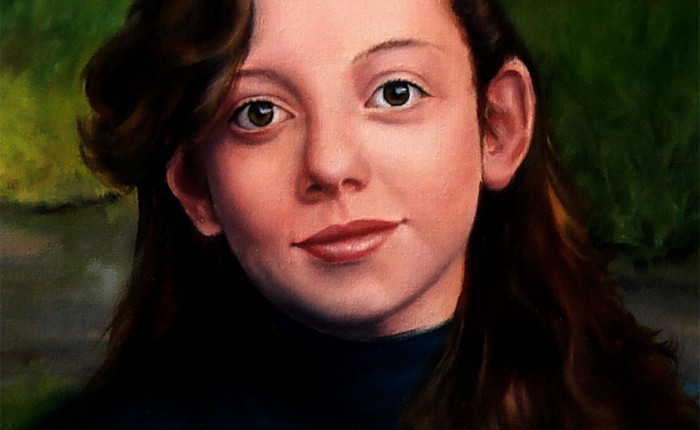 Linda Champanier oil painting of young woman
